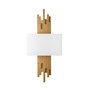 Opviq Axıs - 15111 Lámpara de Pared Dorado y Blanco